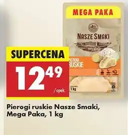Biedronka Pierogi ruskie Nasze Smaki Mega Paka 1 kg oferta