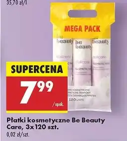 Biedronka Płatki kosmetyczne Be Beauty Care, 3x120 szt oferta