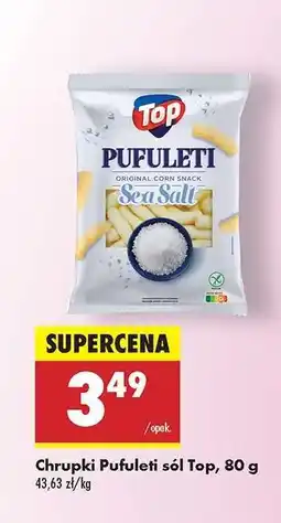 Biedronka Chrupki Pufuleti sól Top, 80 g oferta