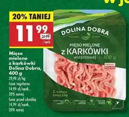 Biedronka Mięso mielone z karkówki Dolina Dobra, 400 g oferta