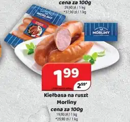 Delfin Kiełbasa na ruszt Morliny oferta