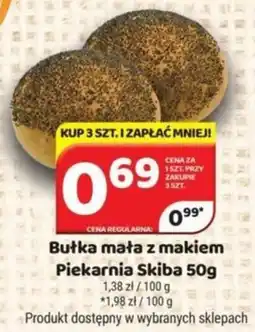 Delfin Bułka mała z makiem Piekarnia Skiba oferta