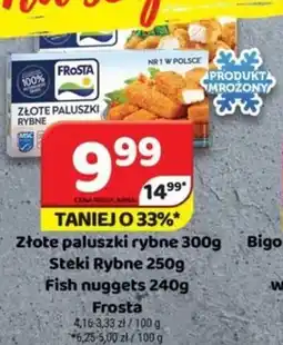 Delfin Złote paluszki rybne / Steki Rybne / Fish nuggets Frosta oferta
