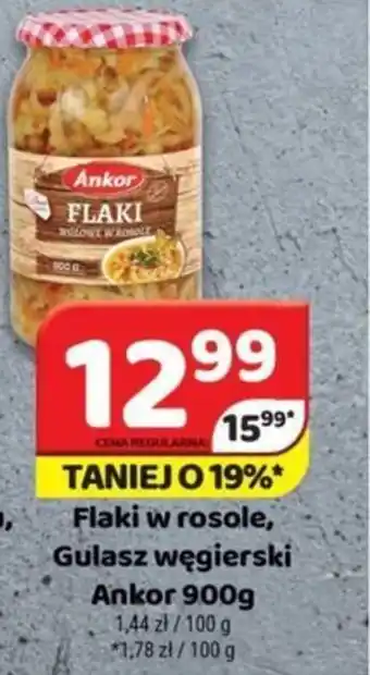 Delfin Flaki w rosole, Gulasz węgierski Ankor oferta