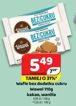 Delfin Wafle bez dodatku cukru Wawel oferta
