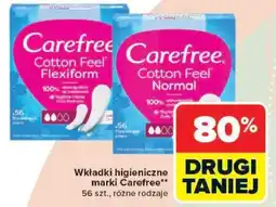 Carrefour Market Wkładki higieniczne marki Carefree oferta