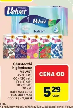 Carrefour Market Chusteczki higieniczne Velvet oferta