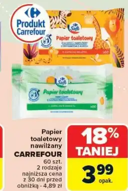 Carrefour Market Papier toaletowy nawilżany Carrefour oferta