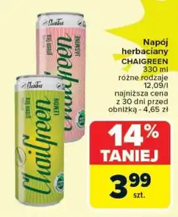 Carrefour Market Napój herbaciany Chaigreen oferta