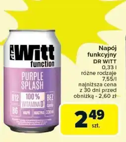 Carrefour Market Napój funkcyjny Dr Witt oferta