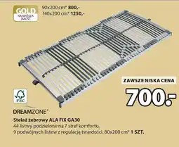 JYSK DREAMZONE Stelaż żebrowy ALA FIX GA30 oferta