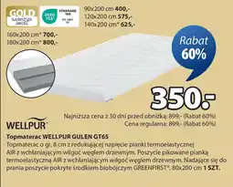 JYSK Topmaterac WELLPUR GULEN GT65 oferta