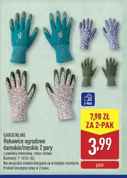ALDI Rękawice ogrodowe Gardenline oferta