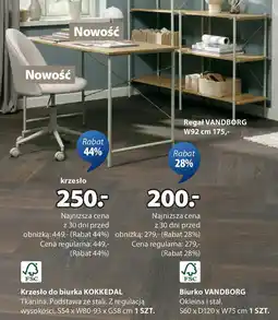 JYSK Biurko VANDBORG oferta