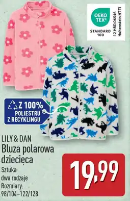 ALDI Bluza polarowa dziecięca Lily & Dan oferta