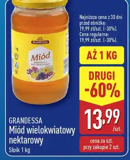 ALDI Miód wielokwiatowy nektarowy Grandessa oferta