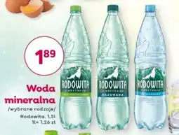 Bliski Woda mineralna Rodowita oferta
