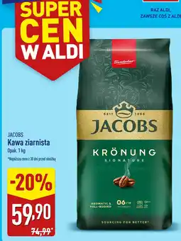 ALDI Kawa ziarnista Jacobs Kronung Signature oferta