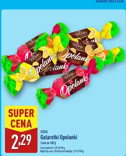 ALDI Cukierki Galaretki Opolanki Odra oferta