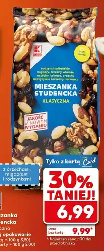 Kaufland Mieszanka studencka klasyczna K-Classic oferta