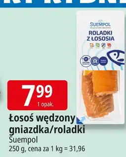 E.Leclerc Łosoś wędzony gniazdka/roladki Suempol oferta