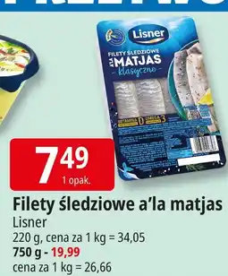 E.Leclerc Filety śledziowe a'la matjas Lisner oferta