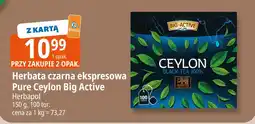 E.Leclerc Herbata czarna ekspresowa Pure Ceylon Big Active Herbapol oferta