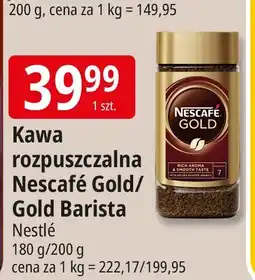 E.Leclerc Kawa rozpuszczalna Nescafe Gold/Gold Barista Nestlé oferta