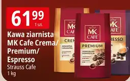 E.Leclerc Kawa ziarnista MK Cafe Crema/Premium/Espresso Strauss Cafe oferta