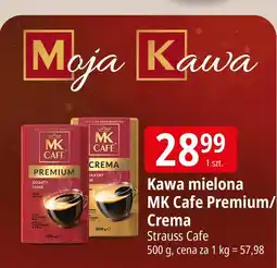 E.Leclerc Kawa mielona MK Cafe Premium/Crema Strauss Cafe oferta
