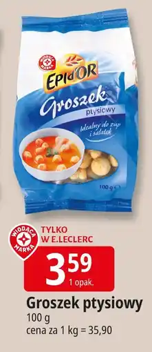 E.Leclerc Groszek ptysiowy W.Leclerc oferta