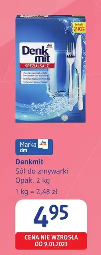 dm drogerie markt Sól do zmywarki Denkmit oferta