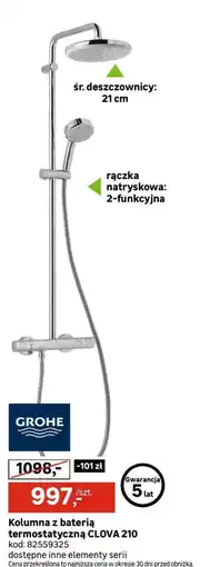 Leroy Merlin Kolumna natryskowa Grohe oferta