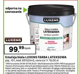 Leroy Merlin Emulsja biała Luxens oferta