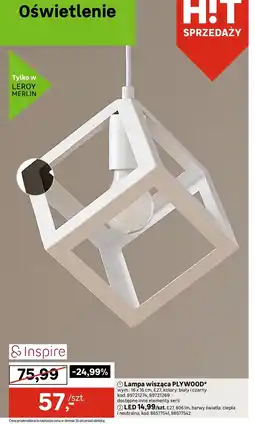 Leroy Merlin Lampa Inspire oferta