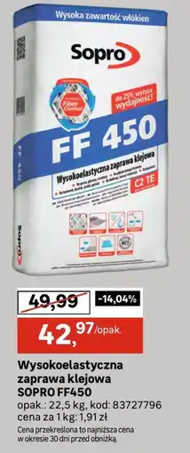 Leroy Merlin Zaprawa klejowa Sopro oferta
