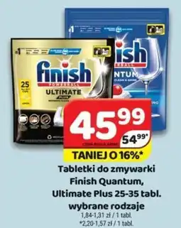 Delfin Tabletki do zmywarki Finish Quantum, Ultimate Plus oferta