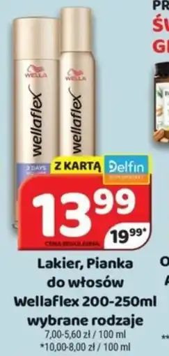Delfin Lakier, Pianka do włosów Wellaflex oferta