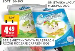 Bingo Ser śmietankowy w plastrach capresi oferta