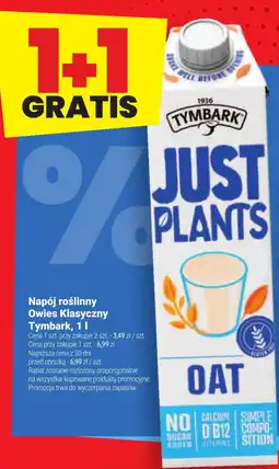 Twój Market Napój roślinny Owies Klasyczny Tymbark oferta