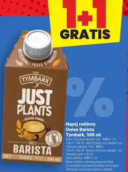 Twój Market Napój roślinny Owies Barista Tymbark oferta