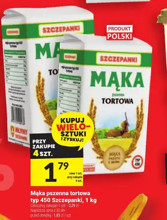 Twój Market Mąka pszenna tortowa typ 450 Szczepanki oferta