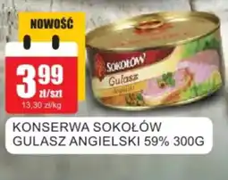 Bingo Konserwa sokołów gulasz angielski 59% oferta