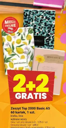 Twój Market Zeszyt Top 2000 Basic A5 oferta