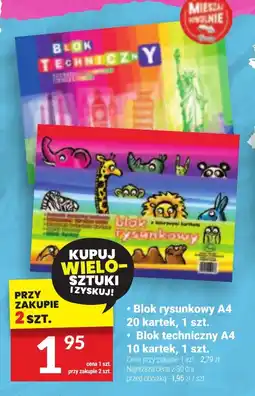 Twój Market Blok rysunkowy A4 oferta