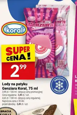 Twój Market Lody na patyku Genziara Koral oferta