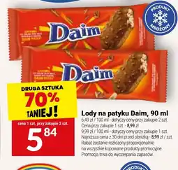 Twój Market Lody na patyku Daim oferta
