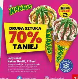 Twój Market Lody rożek Kaktus Nestlé oferta