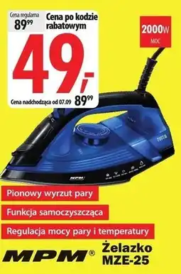 Media Expert Żelazko MPM oferta