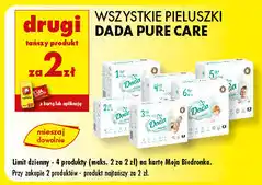 Biedronka Pieluszki Dada Pure Care oferta